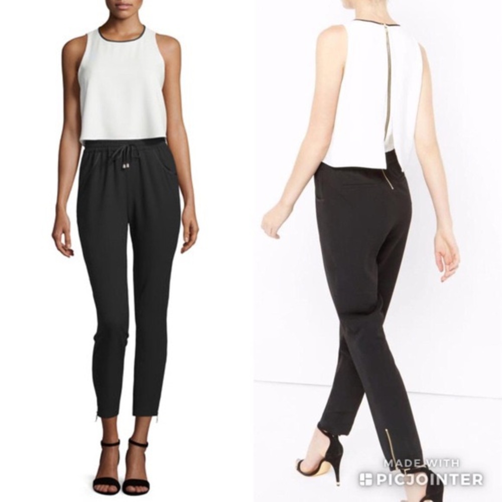 Ted Baker Black and White Textured Jumpsuit 🖤🤍